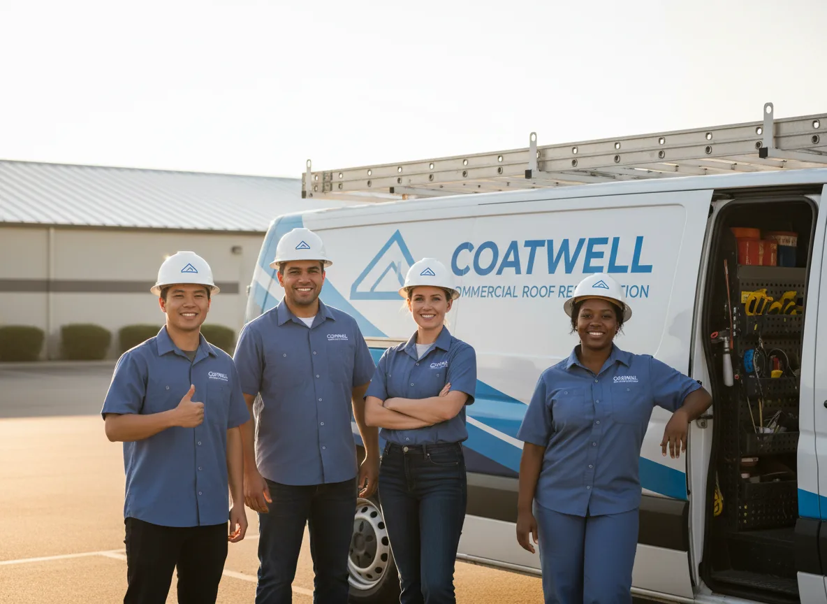 Commercial roof coating company in Galesville, WI